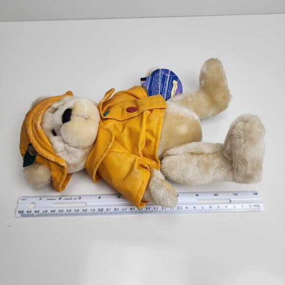 VTG Pickford Brass Button Bears Collection 12" Harper Bear of Health 1996 Teddy - Picture 9 of 9